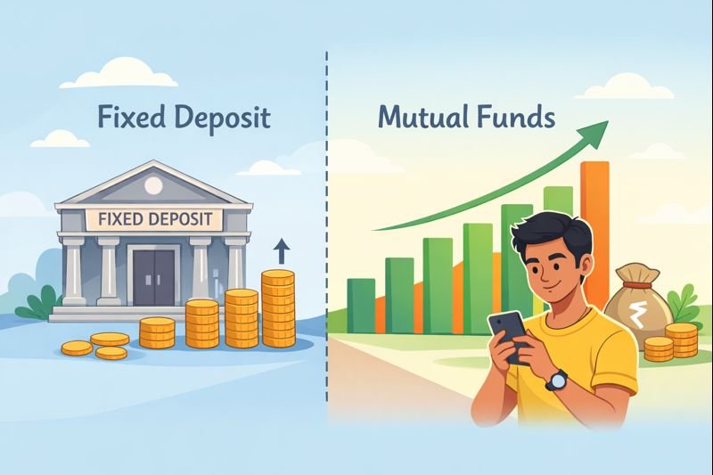 Mutual funds vs fixed deposits comparison for investors in 2026